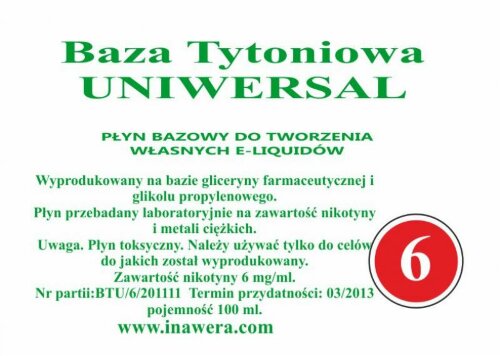 Основа для приготовления жидкостей Inawera - Universal Base