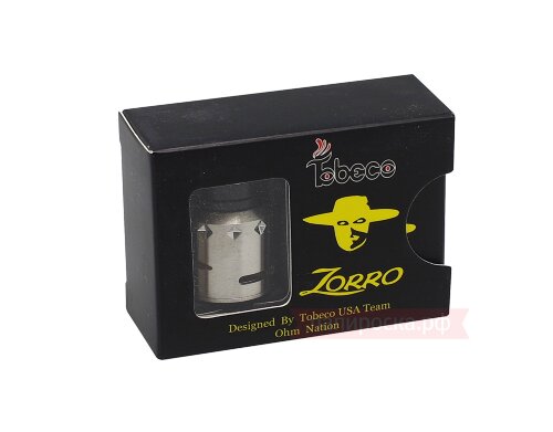 Tobeco Zorro (оригинал) - обслуживаемый атомайзер для дрипа - фото 8