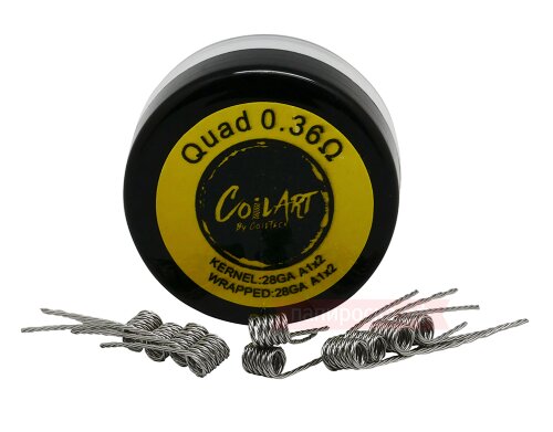 Quad CoilART 0.36Ом - готовые спирали (10 шт) - фото 2