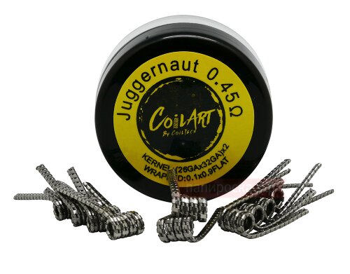 Juggernaut CoilART 0.45Ом - готовые спирали (10 шт) - фото 2
