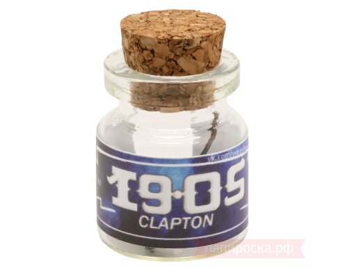 Clapton - 1905 (0,4х0,2мм, сталь/нихром) - готовые спирали (2шт)
