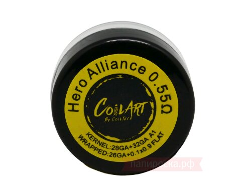 Hero Alliance CoilART 0.55Ом - готовые спирали (10 шт)