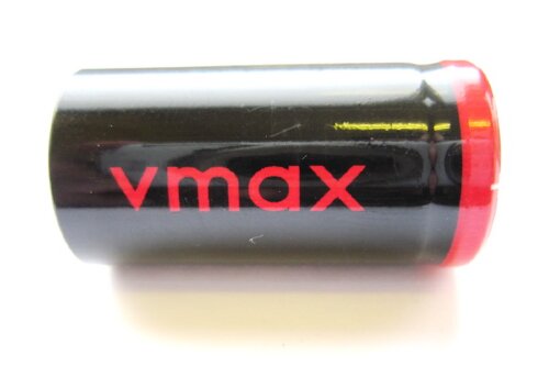 Аккумулятор к модам и варивольтам Vmax 18350 High Power (750 mAh, с защитой)
