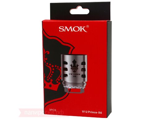SMOK TFV12 PRINCE X6 - сменные испарители - фото 2