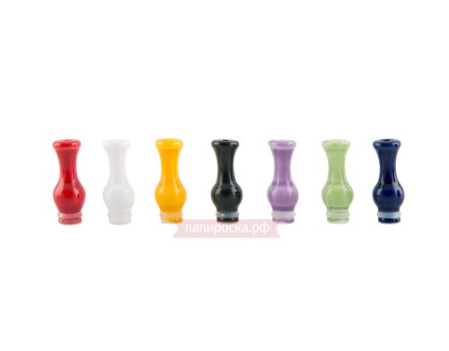 Мундштуки Drip Tip 510 керамические. Серия "Кувшин" - 7 цветов