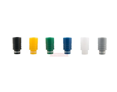 Мундштуки Drip Tip 510 резиновые. Серия "Дрифт" - 6 цветов