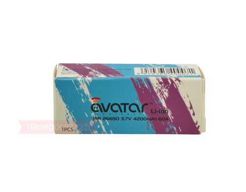 Avatar INR 26650 (4200mAh, 7C, 60A-30А) - высокотоковый аккумулятор - фото 2