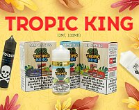 Король тропических джунглей: линейка жидкостей Tropic King в Папироска РФ !