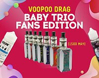 Крошечный набор из семейства DRAG-ов: Voopoo Drag Baby Trio Fans Edition в Папироска РФ !