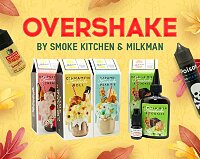 Неожиданно удачный коллаб: линейка Overshake by Smoke Kitchen & Milkman в Папироска РФ !