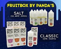 Сладкоежкам на заметку: жидкости Fruitbox by Panda's в Папироска РФ !