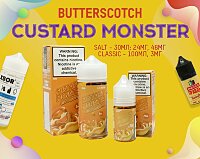Самый праздничный десерт: новый вкус Butterscotch - Custard Monster в Папироска РФ !