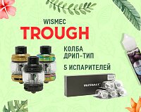 Необслуживаемый пузатик - бак Wismec TROUGH в Папироска РФ !