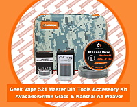 Новое поступление от GeekVape: 521 Master DIY Tools Accessory Kit, проволока и колбы к Griffin и Avocado в Папироска. рф!