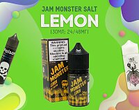 На одно лакомство больше: Lemon - Jam Monster Salt в Папироска РФ !