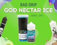 Ледяной нектар богов: новый вкус God Nectar Ice - Bad Drip в Папироска РФ !