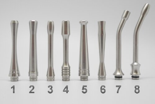 Мундштук Drip Tip 510 Pipe Style длинный (8 видов) - фото 2