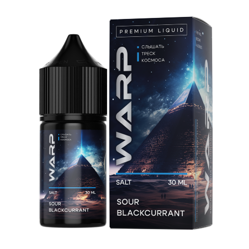Жидкость для ЭСДН Warp Premium - С ароматом Кислая Черная Смородина