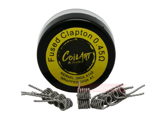 Fused Clapton CoilART 0.45Ом - готовые спирали (10 шт) - фото 2