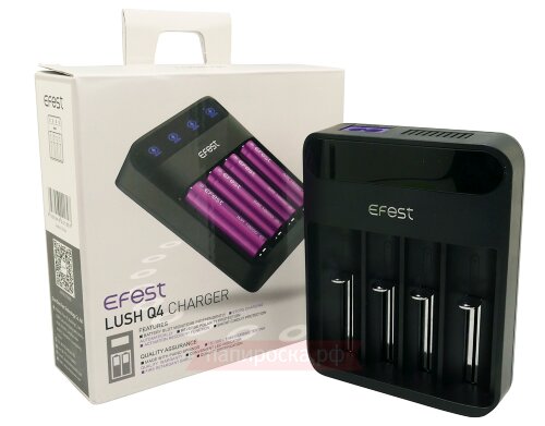Efest LUSH Q4 - универсальное зарядное устройство - фото 3