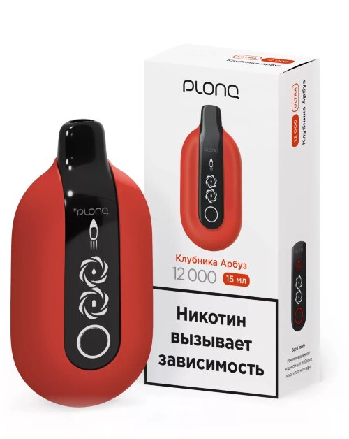 Одноразовый ЭСДН Plonq Ultra (12000) - С ароматом Клубника Арбуз