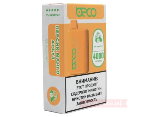 Beco Soft 4000 - Персик Манго Арбуз