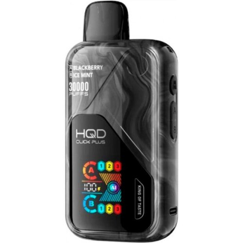 HQD Click Plus (30000) - Ежевика & Ледяная Мята - фото 1 HQD Click Plus (30000) - Ежевика & Ледяная Мята