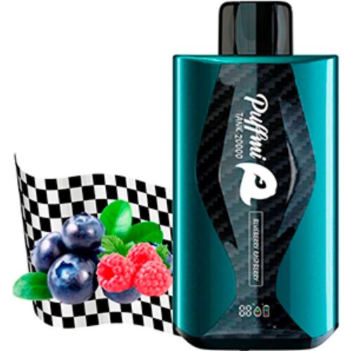 Oднopазoвый ЭСДH Puffmi Tаnk V3 (20000) - С аpoматoм Blueberry Rаspberry / Чepника Малина