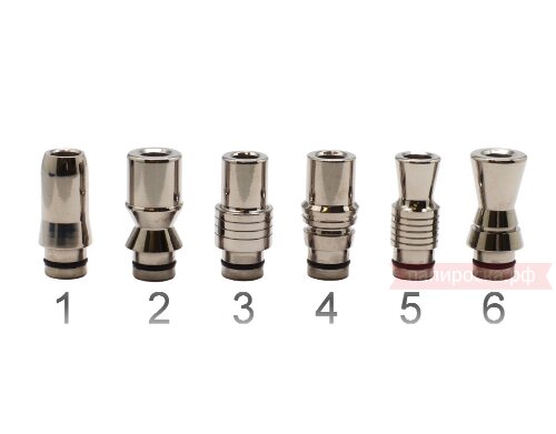 Мундштук Drip Tip 510. Серия - Titanium Sword - фото 2