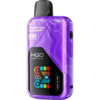 HQD Click Plus (30000) - Клубничное Мороженное &amp; Мята Темный Виноград