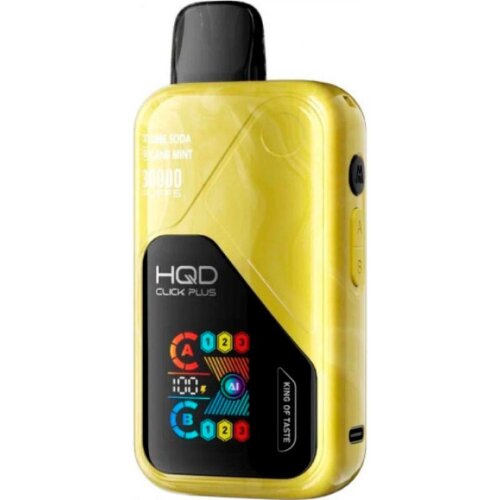 HQD Click Plus (30000) - Лаймовая Газировка & Тросниковая Мята - фото 1 HQD Click Plus (30000) - Лаймовая Газировка & Тросниковая Мята