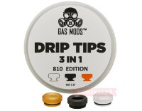 GAS MODS 3 in 1 810 Drip Tips - набор дрип-типов 