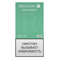 Одноразовый ЭСДН SOAK R (5000) - С ароматом Мятное Драже