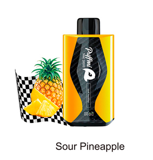 Oднopазoвый ЭСДH Puffmi Tаnk V3 (20000) - С аpoматoм Sour Pineаpple / Кислый Aнанас