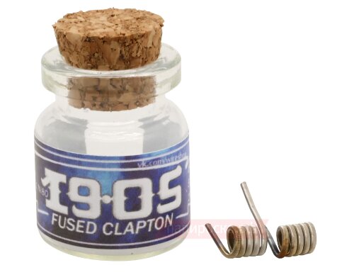 Fused Clapton - 1905 (2x0,4мм + 0,1мм, кантал/нихром) - готовые спирали (2шт) - фото 2