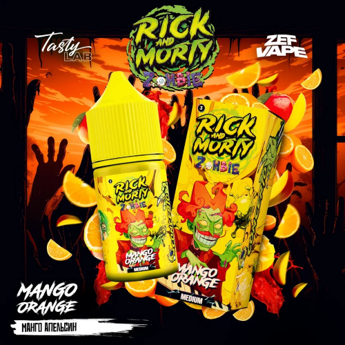 Rick and Morty Zombie 30мл - Манго Апельсин