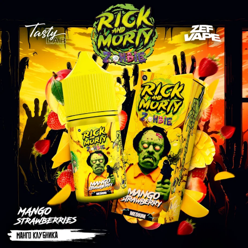 Rick and Morty Zombie 30мл - Манго Клубника