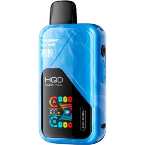 HQD Click Plus (30000) - Черника & Ледяная Мята - фото 1 HQD Click Plus (30000) - Черника & Ледяная Мята