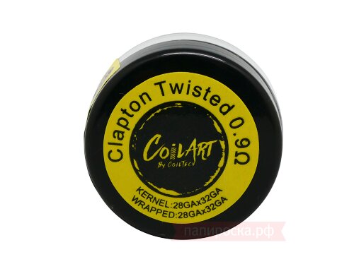 Clapton Twisted CoilART 0.9Ом - готовые спирали (10 шт)