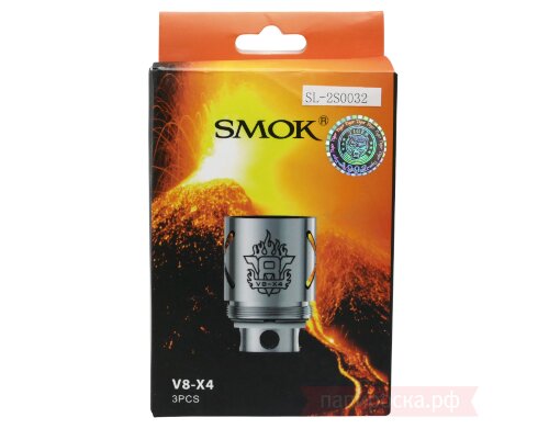 SMOK TFV8 V8-X4 0.15 ом - сменные испарители - фото 2