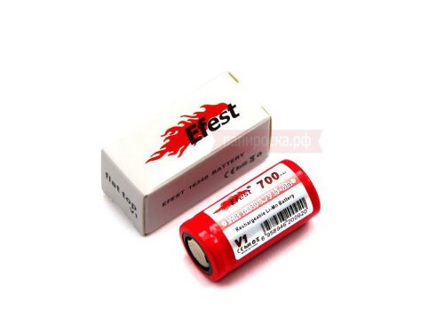 Аккумулятор Efest IMR 16340 (700mah)
