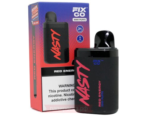 Nasty Fix Go 3000 - Red Energy