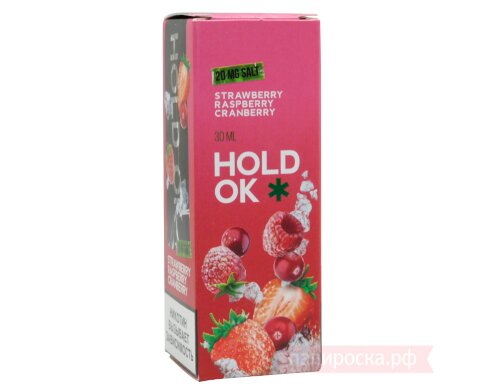 Strawberry-Raspberry-Cranberry - Hold OK MTL Salt