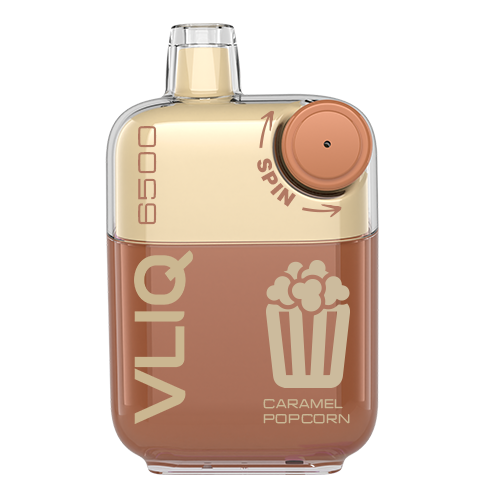 Одноразовый ЭСДН VLIQ Q SPIN (6500) - С ароматом Карамельный Попкорн