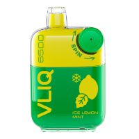Одноразовый ЭСДН VLIQ Q SPIN (6500) - С ароматом Холодный Лимон Мята