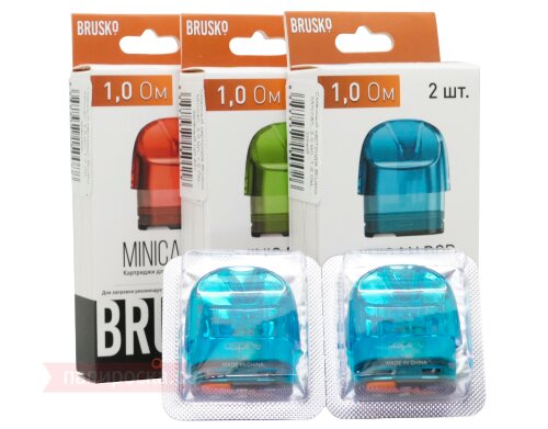Brusko Minican Colors - сменный картридж (1 Ом)