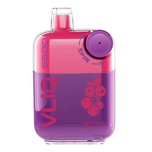 Одноразовый ЭСДН VLIQ Q SPIN (6500) - С ароматом Ягодный Микс