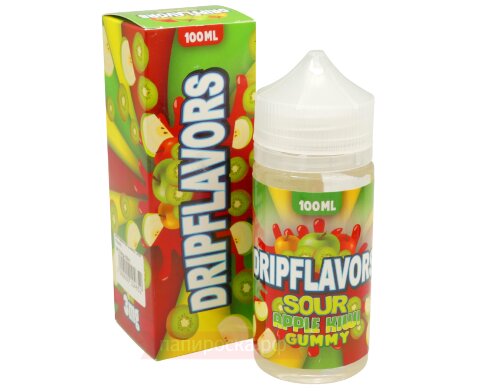 Sour Apple Kiwi Gummy - Drip Flavors