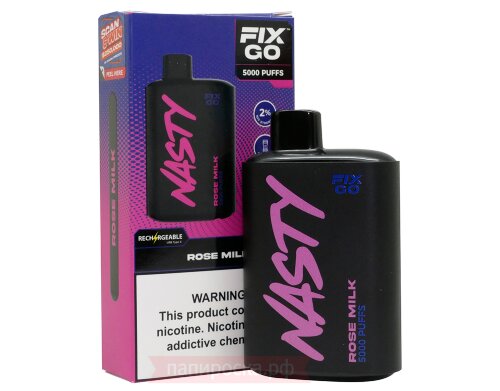 Nasty Fix Go 5000 - Rose Milk