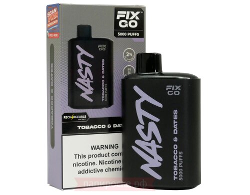 Nasty Fix Go 5000 - Tobacco&Dates